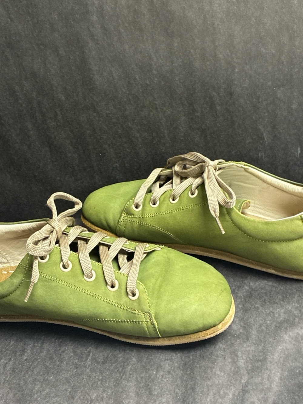 FeelBarefoot Aintap Earthing Shoes EU 41 Minimalist Nubuck Leather Lace Up